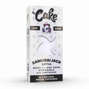 SAMURAI JACK - CAKE DELTA-8 510 LIVE RESIN CARTRIDGE 1G