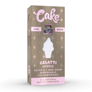 GELATI - CAKE DELTA-8 510 LIVE RESIN CARTRIDGE 1G