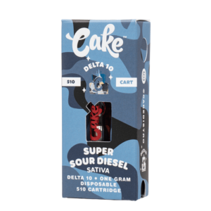 SUPER SOUR DIESEL - CAKE DELTA-10 510 CARTRIDGE 1G