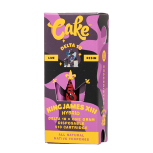 KING JAMES XIII - CAKE DELTA-10 510 LIVE RESIN CARTRIDGE 1G
