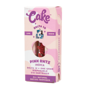 PINK RNTZ - CAKE DELTA-10 510 LIVE RESIN CARTRIDGE 1G