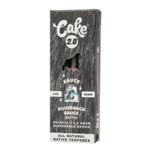 SILVER BACK SAUCE - CAKE ANIMAL DELTA-10 LIVE RESIN DISPOSABLE 2G